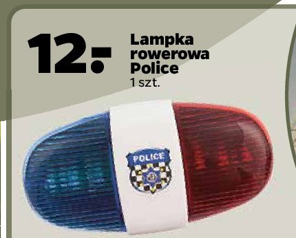 Lampka rowerowa police promocja