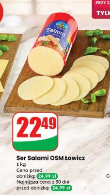 Ser Salami OSM Łowicz promocja w Dino
