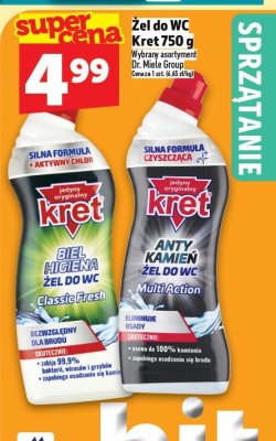 Żel do WC Kret 750 ml promocja w TOPAZ