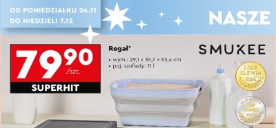 Regał SMUKEE promocja w Biedronka