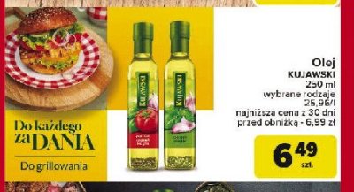 Olej pomidor czosnek bazylia Kujawski kruszwica promocja
