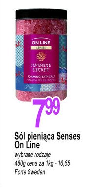 Sól do kąpieli japanese secret On line senses promocja