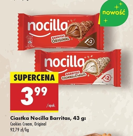 Ciastko original Nocilla promocja w Biedronka