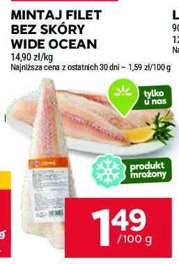 Mintaj Wide ocean promocja w Stokrotka