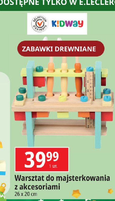 Warsztat edukacyjny Kidway promocja w Leclerc