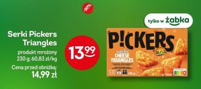Serki Pickers Triangles produkt mrożony 230 g promocja w Żabka