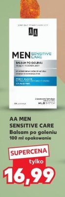 Balsam po goleniu Men Sensitive Care  promocja w Kaufland