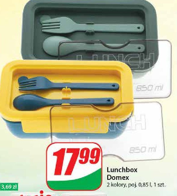 Lunchbox 850 ml Domex promocja