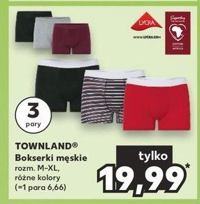 Bokserki męskie m-xl Townland promocja