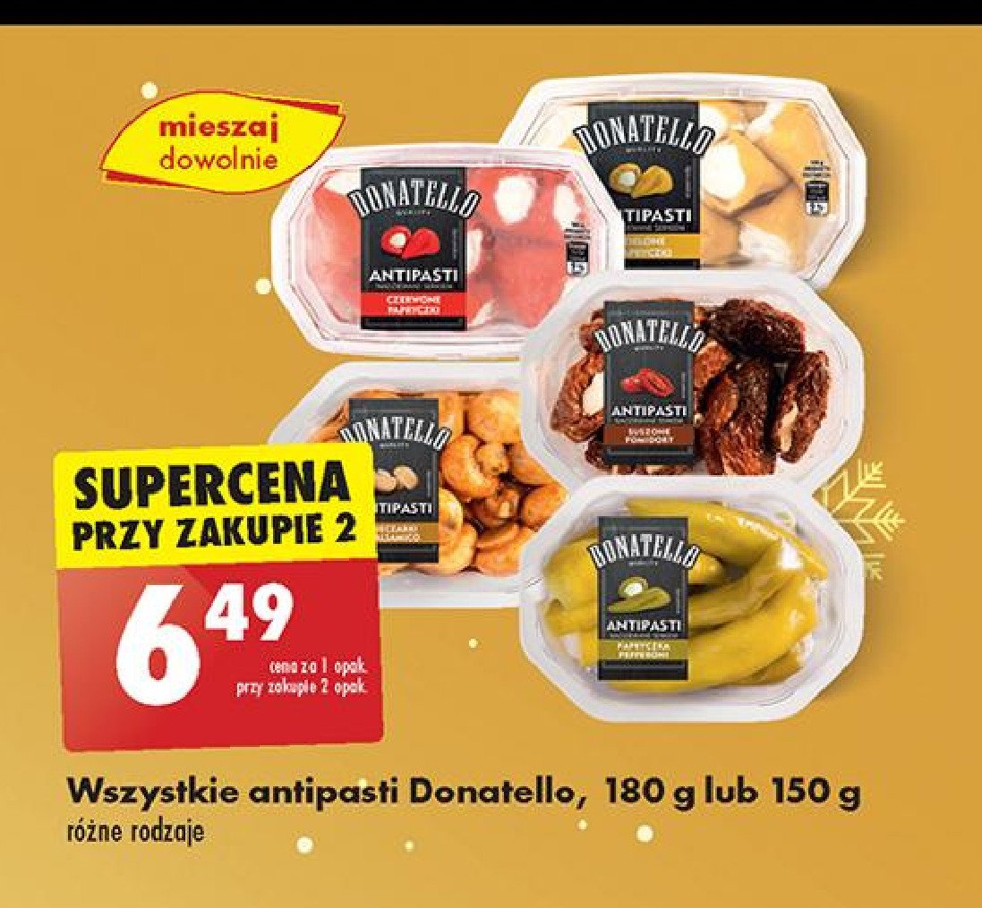 Pieczarki balsamico Donatello antipasti promocja