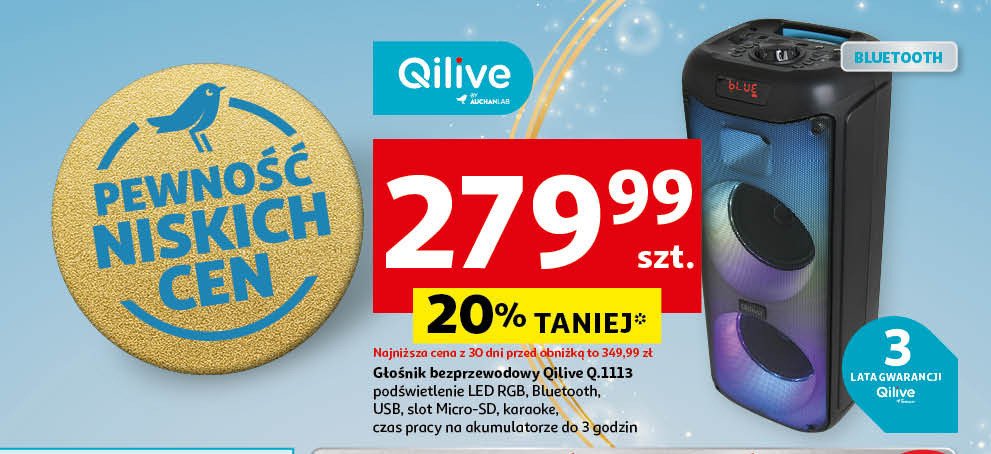 Głośnik q1113 Qilive promocja