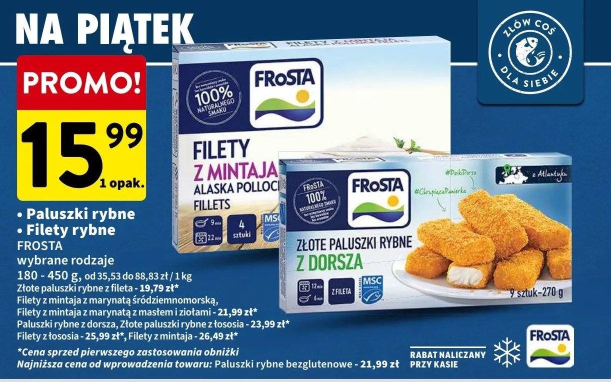 Filety z łososia Frosta promocja