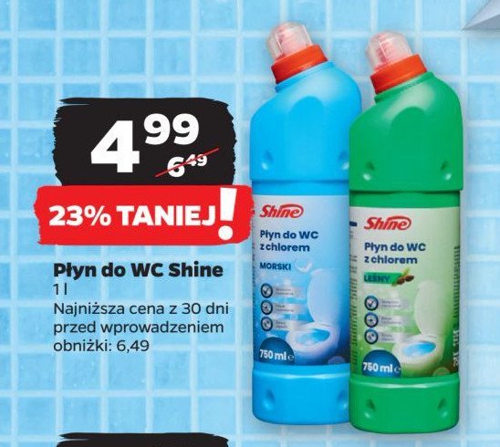 Płyn do wc morski Shine classic promocja