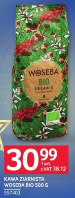 Kawa ziarnista Woseba Bio 500 g promocja w Selgros
