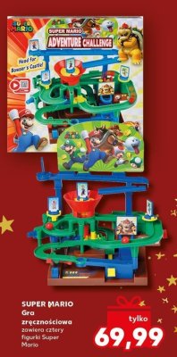 Gra SUPER MARIO Adventure Challenge zręcznościowa zawiera cztery figurki Super Mario promocja w Kaufland