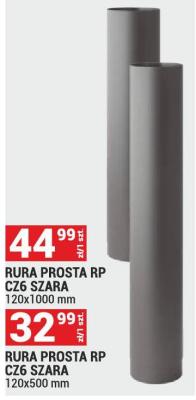 RURA PROSTA RP CZ6 SZARA 120x1000 mm promocja w Merkury Market