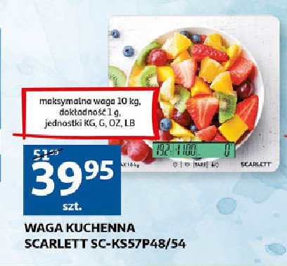 Waga kuchenna sc-ks57p48 Scarlett promocja