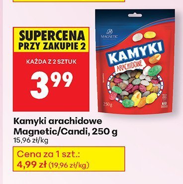 Kamyki arachidowe Magnetic/Candi 250g promocja w Biedronka