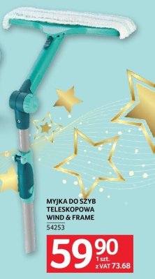 Myjka do szyb teleskopowa Wind & Frame Leifheit promocja w Selgros