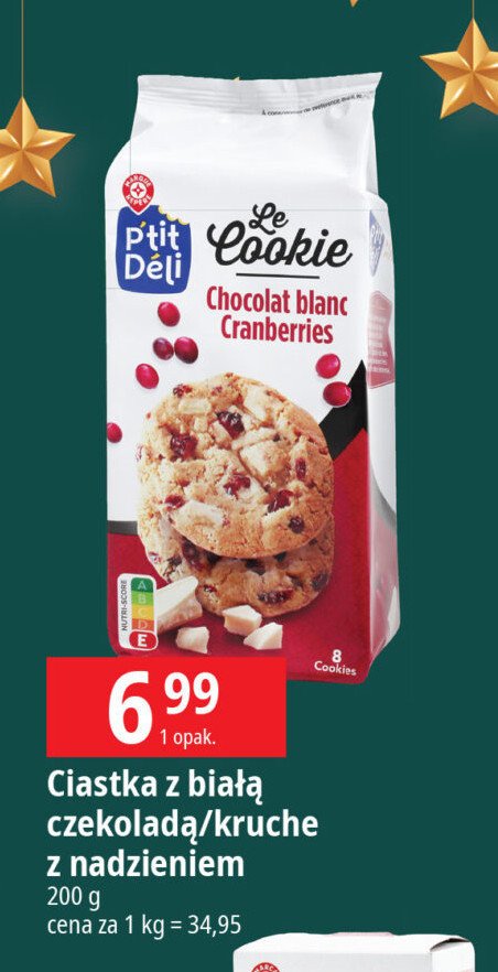 Ciasteczka kruche Wiodąca marka p'tit deli promocja