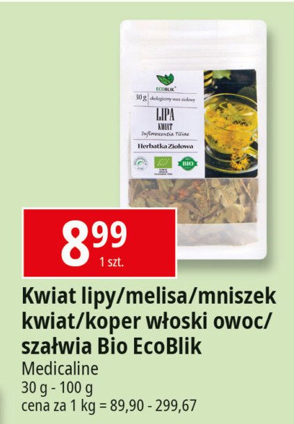 Mniszek lekarski eko Ecoblik promocja w Leclerc