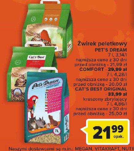 Żwirek comfort Cat's best promocja