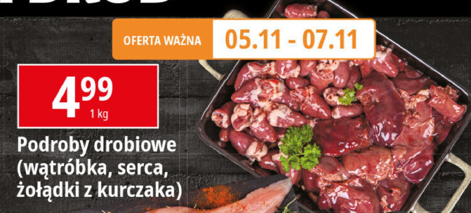 Żołądki z kurczaka promocja