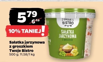 Sałatka jarzynowa z groszkiem  promocja w Netto