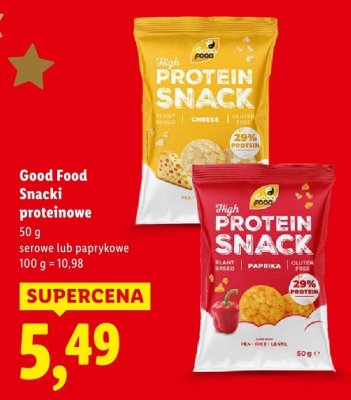 Snacki proteinowe paprykowe promocja w Lidl