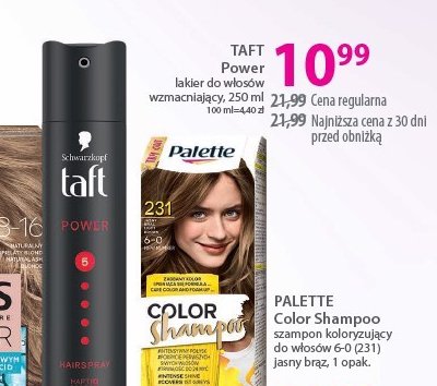 Lakier do włosów Taft power promocja w Hebe