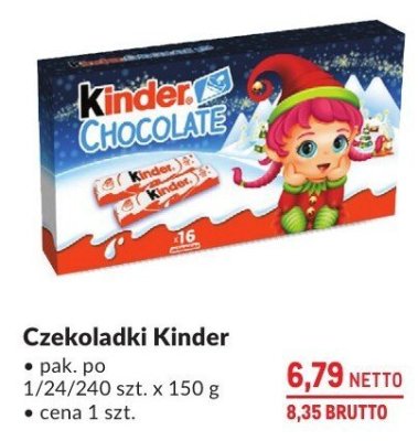 Czekoladki Kinder promocja w Makro
