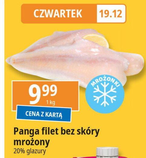 Panga filet bez skóry promocja w Leclerc