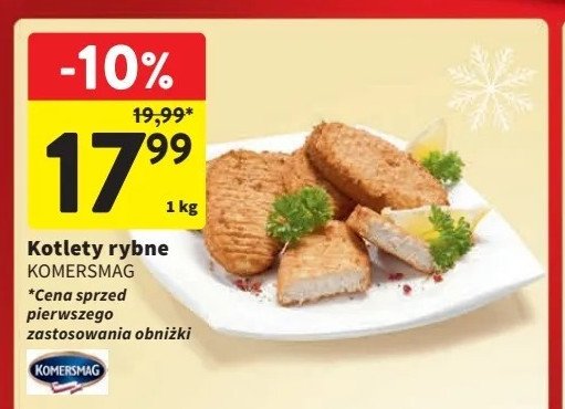 Kotlety rybne Komersmag promocja