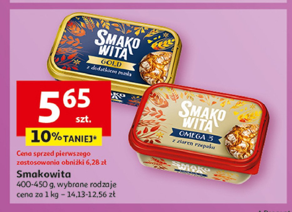 Margaryna omega 3 Smakowita promocja w Auchan