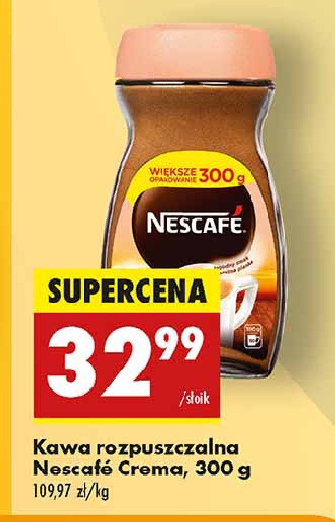 Kawa Nescafe crema promocja w Biedronka