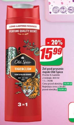 Zel pod prysznic Old spice tigerclaw promocja
