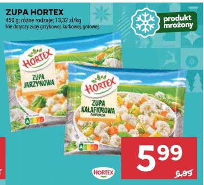 Zupa Hortex różne rodzaje promocja w Stokrotka