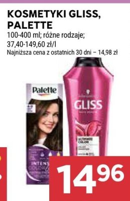 Kosmetyki Gliss, Palette promocja w Stokrotka