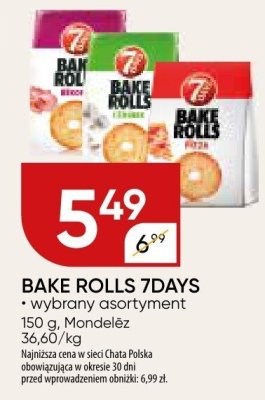 Bake rolls 7days promocja w Chata Polska