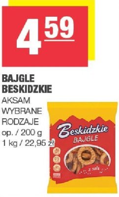 Bajgle beskidzkie Aksam promocja w SPAR