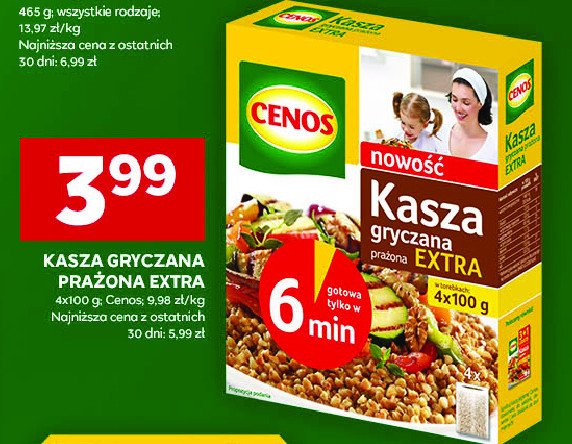 Kasza gryczana extra Cenos promocja