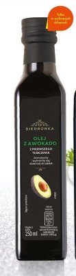 Olej z awokado, 250 ml promocja w Biedronka
