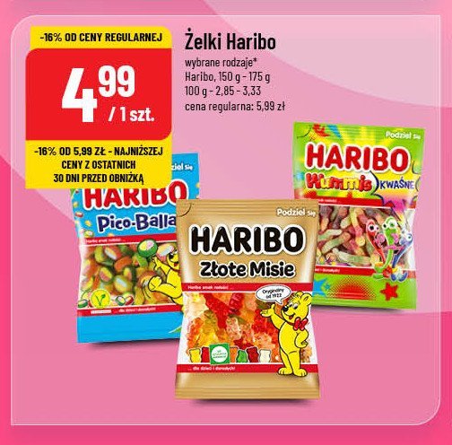 Żelki Haribo wummis promocja w POLOmarket