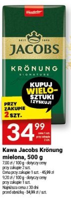 Kawa Jacobs Krönung mielona promocja w Twój Market