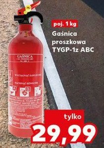 Gaśnica abc z manometrem 1 kg promocja w Kaufland