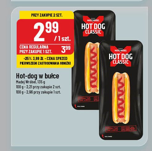 Hot dog ze śląską Madej & wróbel promocja