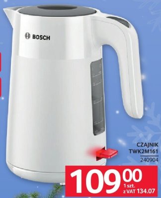 Czajnik BOSCH TWK2M161 biały 1,7 L 2400 W promocja w Selgros