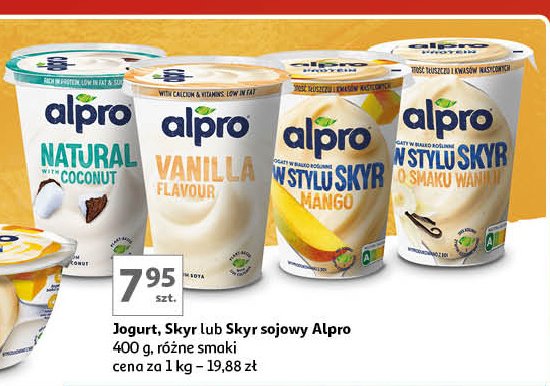 Jogurt sojowy wanilia Alpro promocja