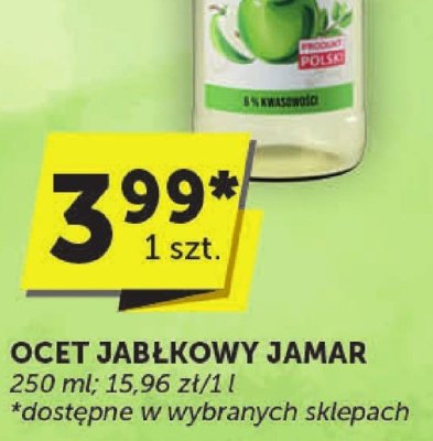 Ocet jabłkowy JAMAR promocja w Euro Sklep