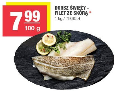Dorsz Świeży - Filet ze Skórą promocja w SPAR